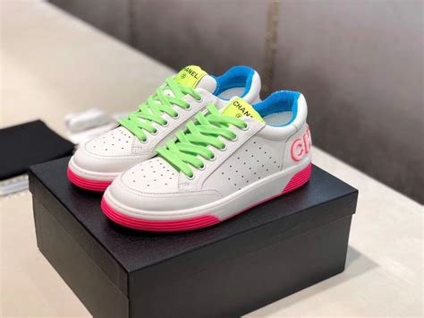 chanel multicolor sneakers 2020|designer chanel sneakers.